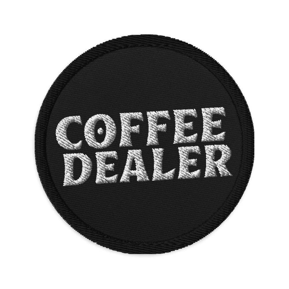 "Coffee Dealer" Patch - BLK CITY COFFEE